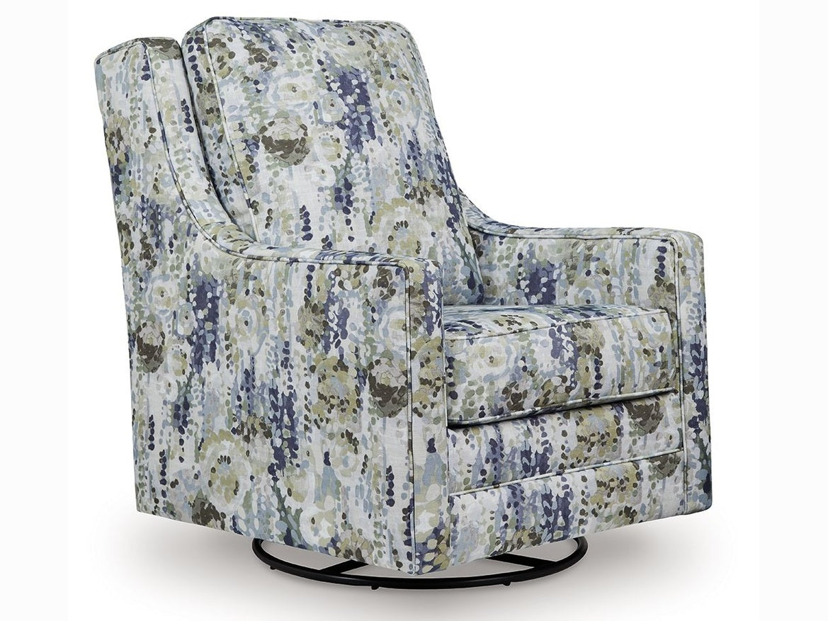 Dustinford - Swivel Glider Accent Chair - Multi