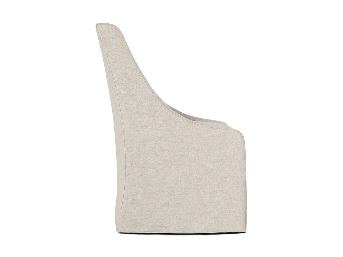 Warwick - Upholstered Rolling Dining Chair