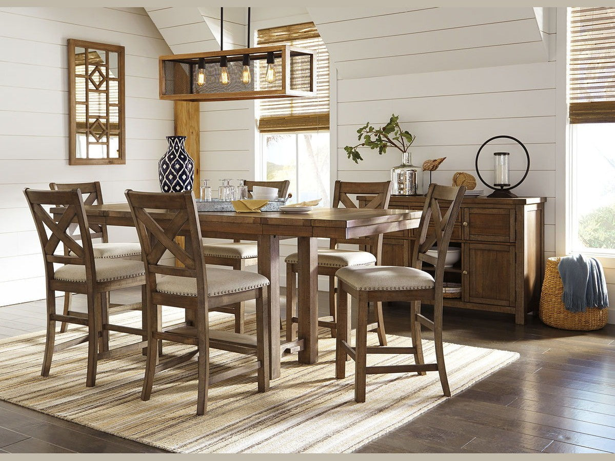 Moriville - Rectangular Dining Table Set - Counter Height
