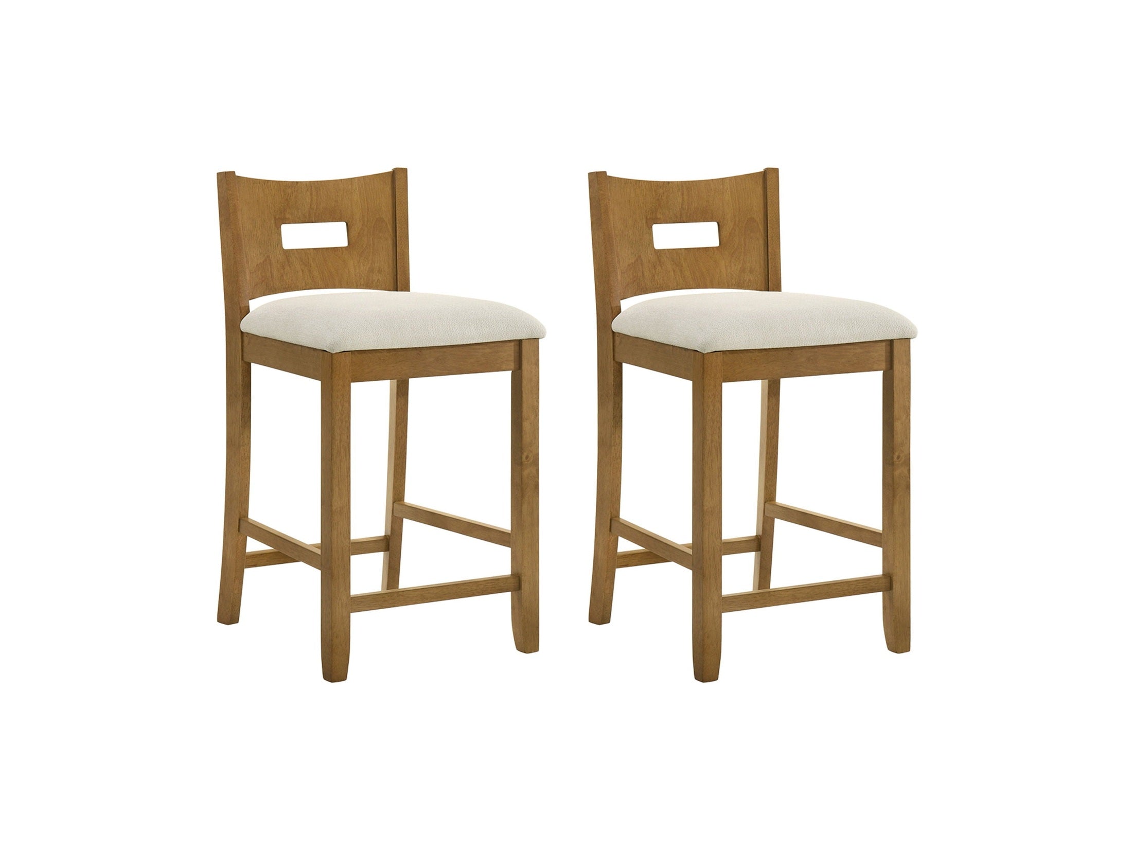 Ren - 30" Bar Height Rubberwood Barstool