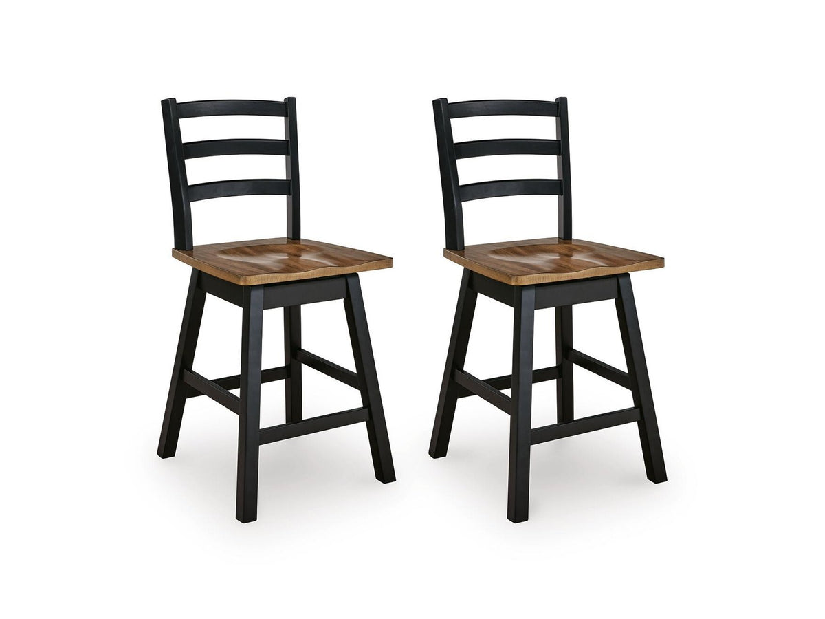 Wildenauer - Swivel Stool (Set of 2)