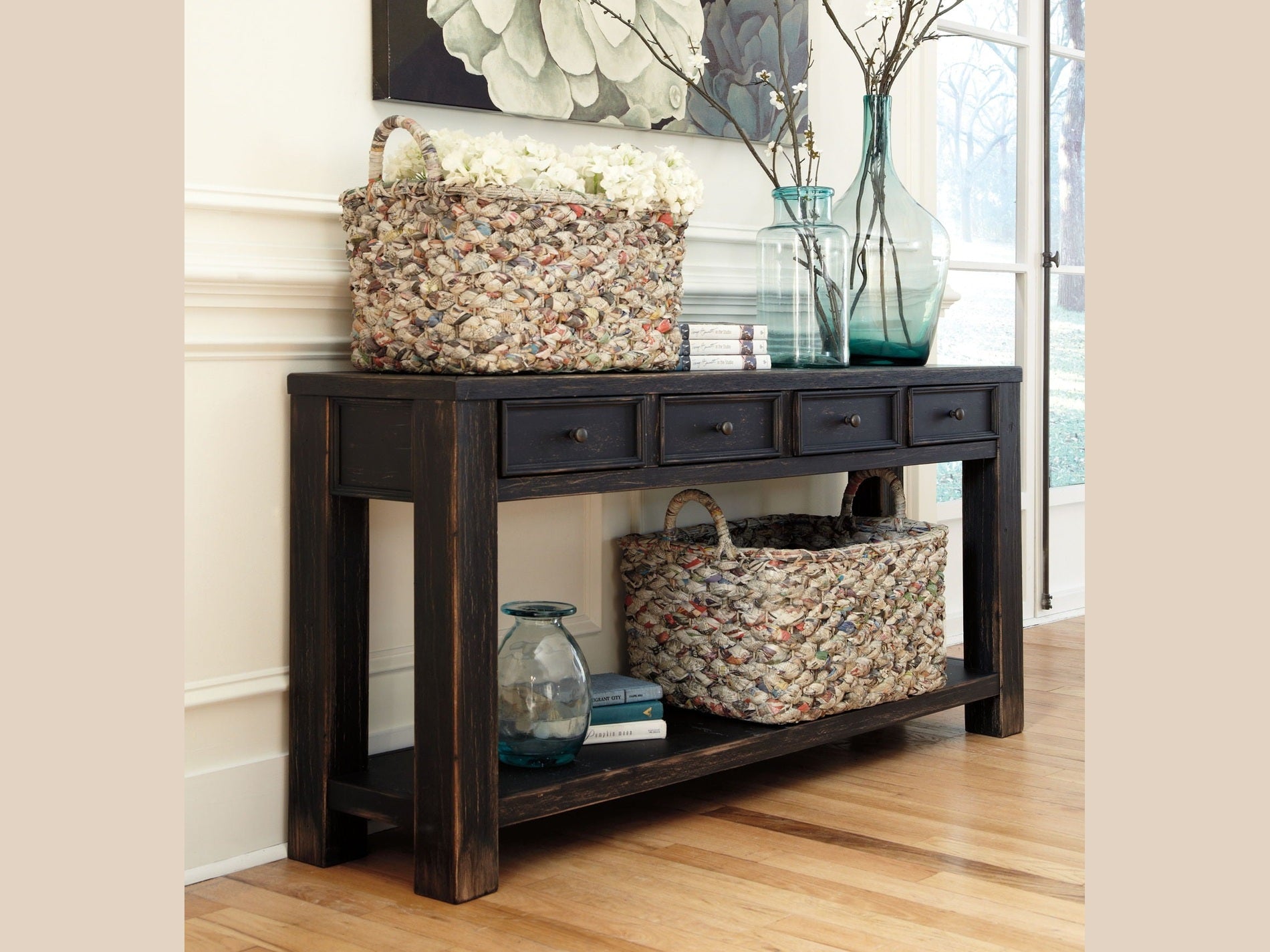 Gavelston - Sofa Table - Black