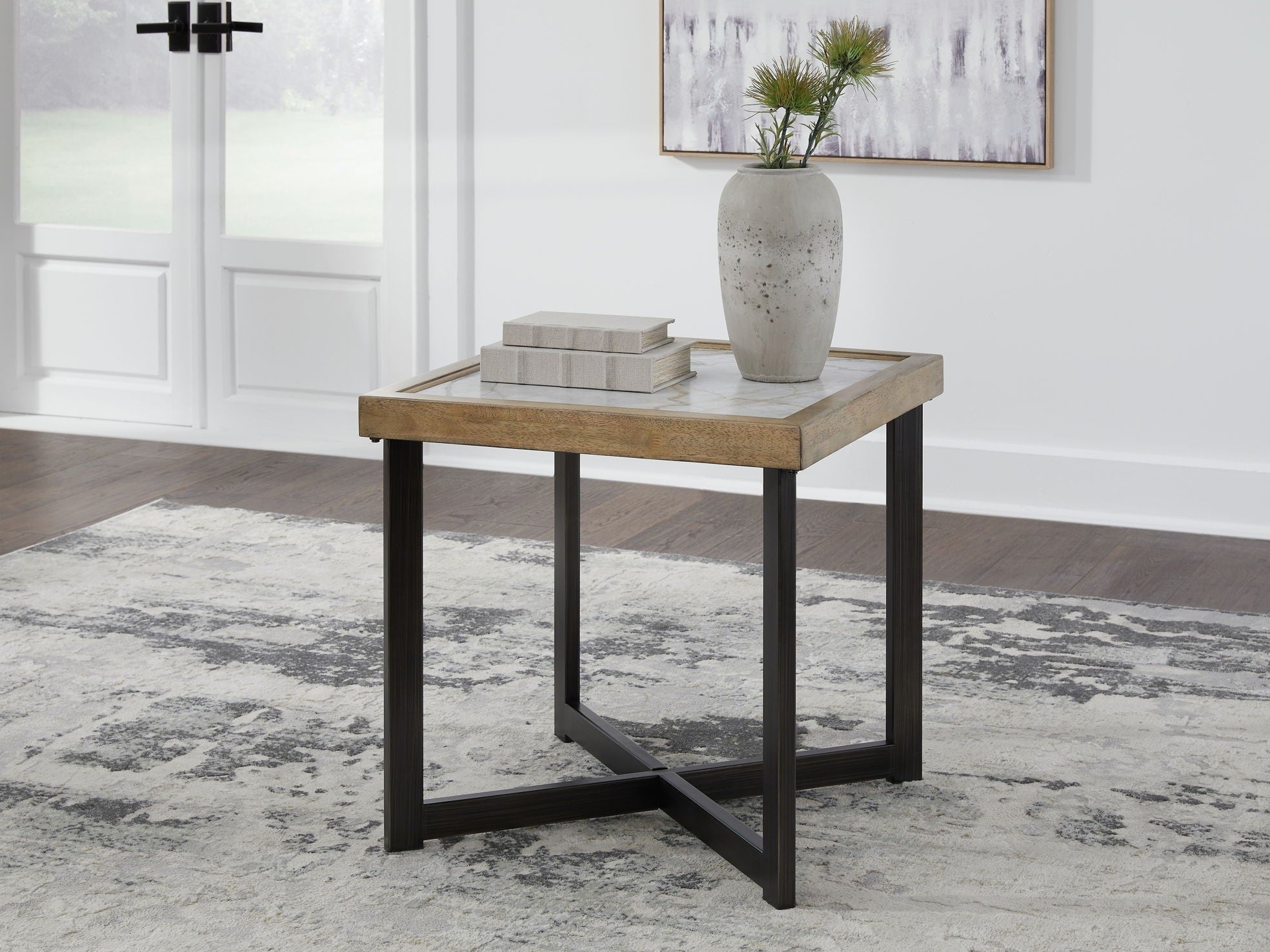 Montia - Square End Table - Multi