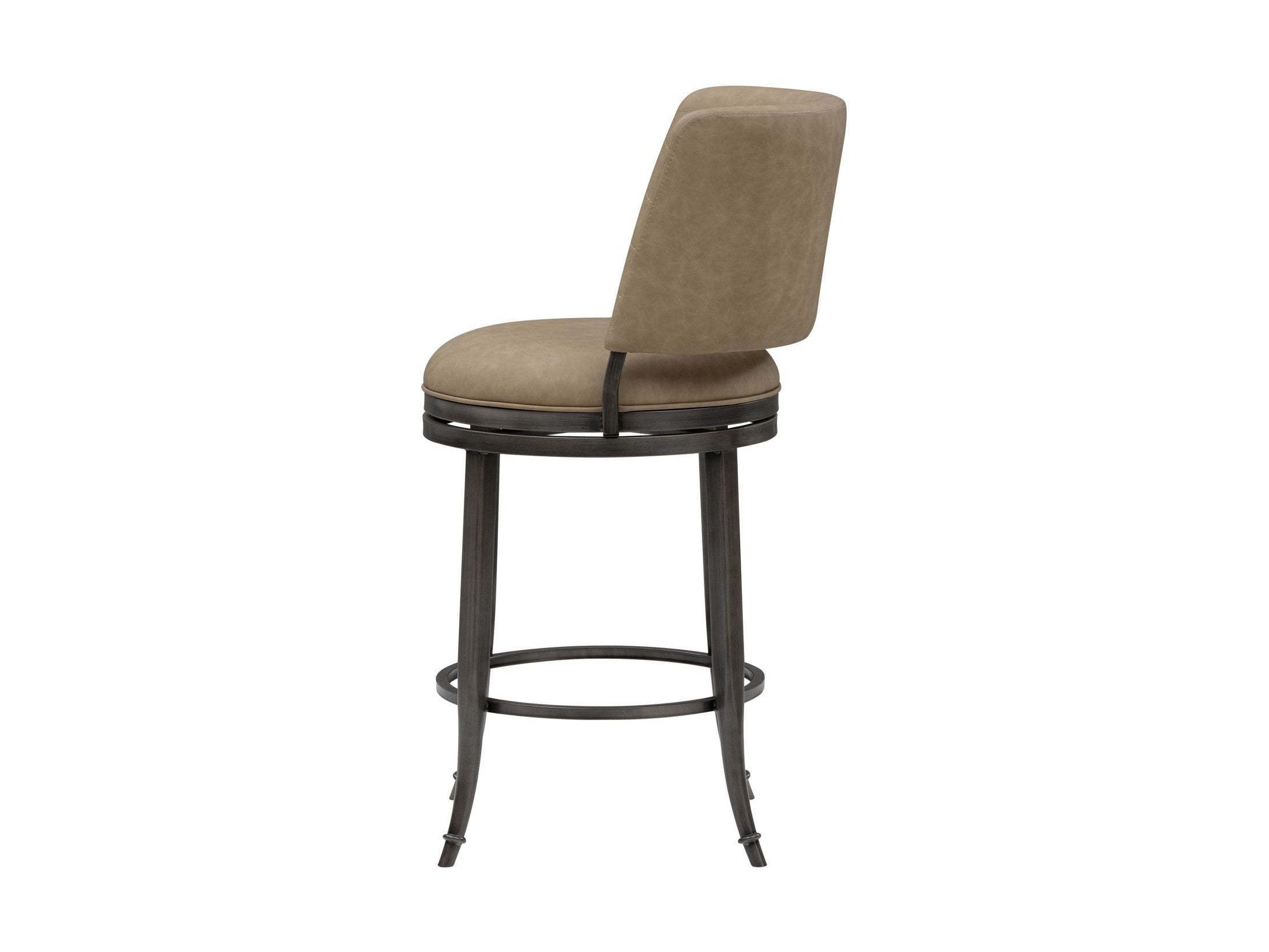 Torres - Upholstered Swivel Counter Height Barstool