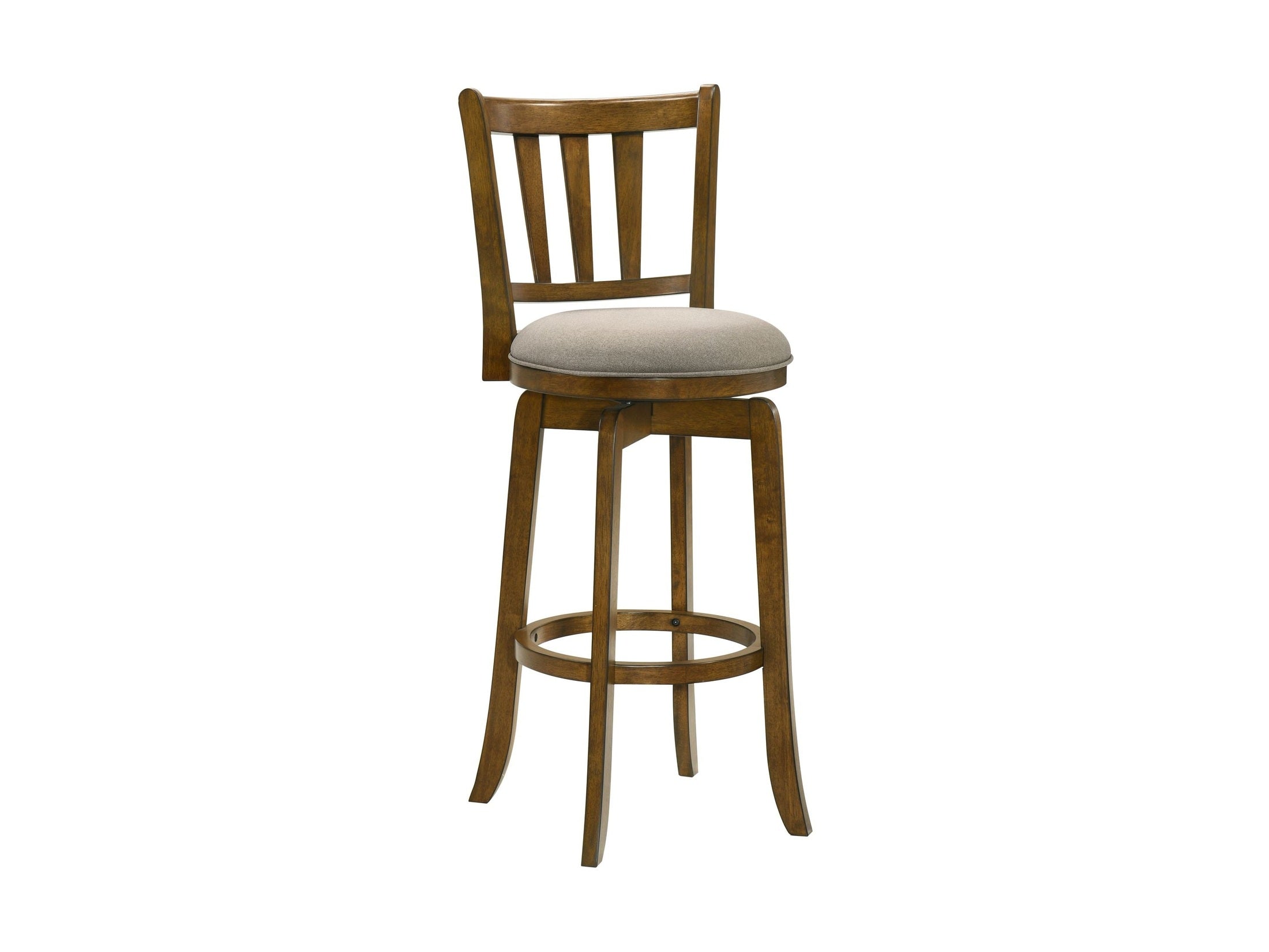 Wren - Modern Farmhouse Swivel Wood Bar Height Kitchen Bar Stool