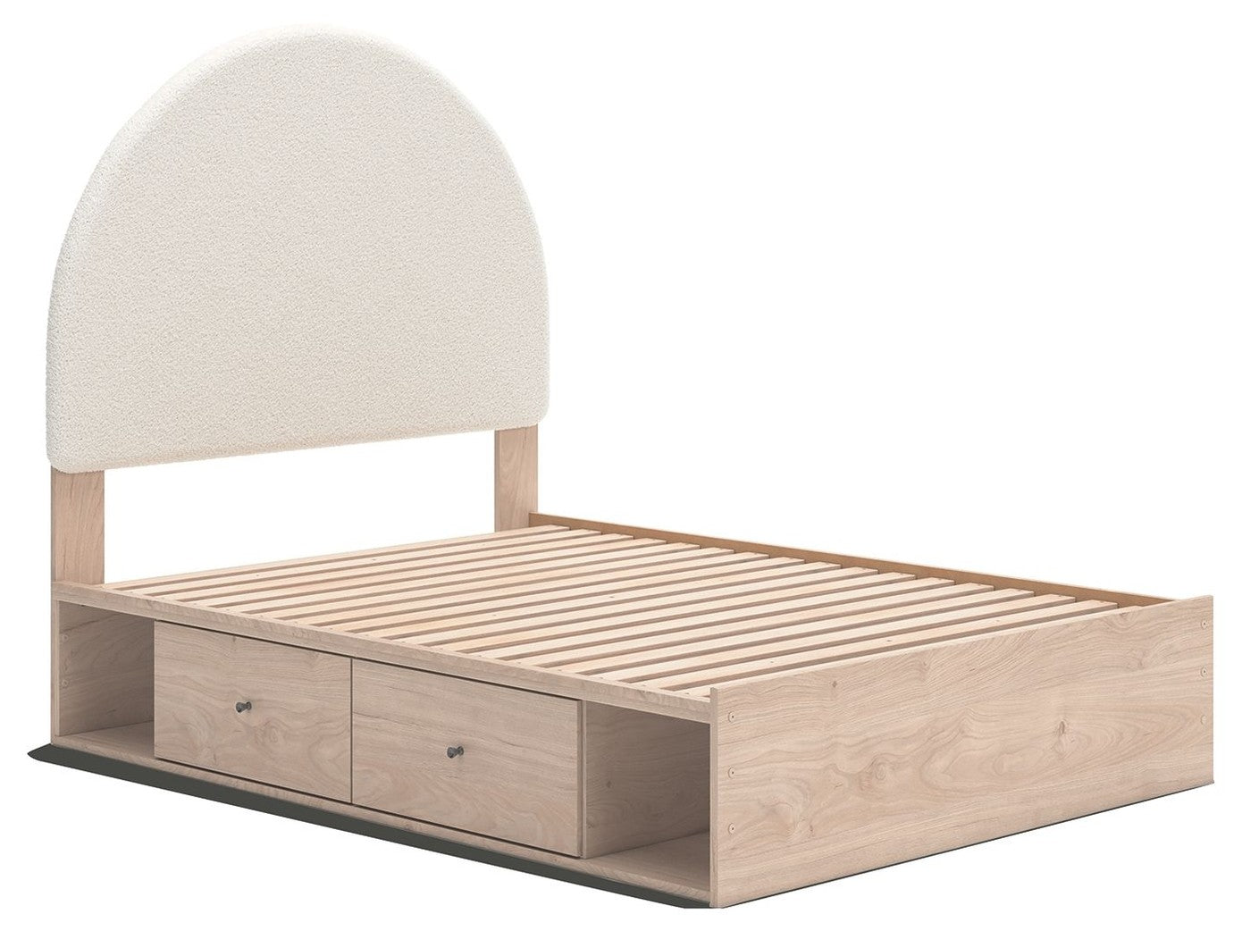Shapella - Upholstered Panel Storage Bed