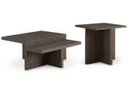 Zendex - Occasional Table Set (Set of 2) - Brown