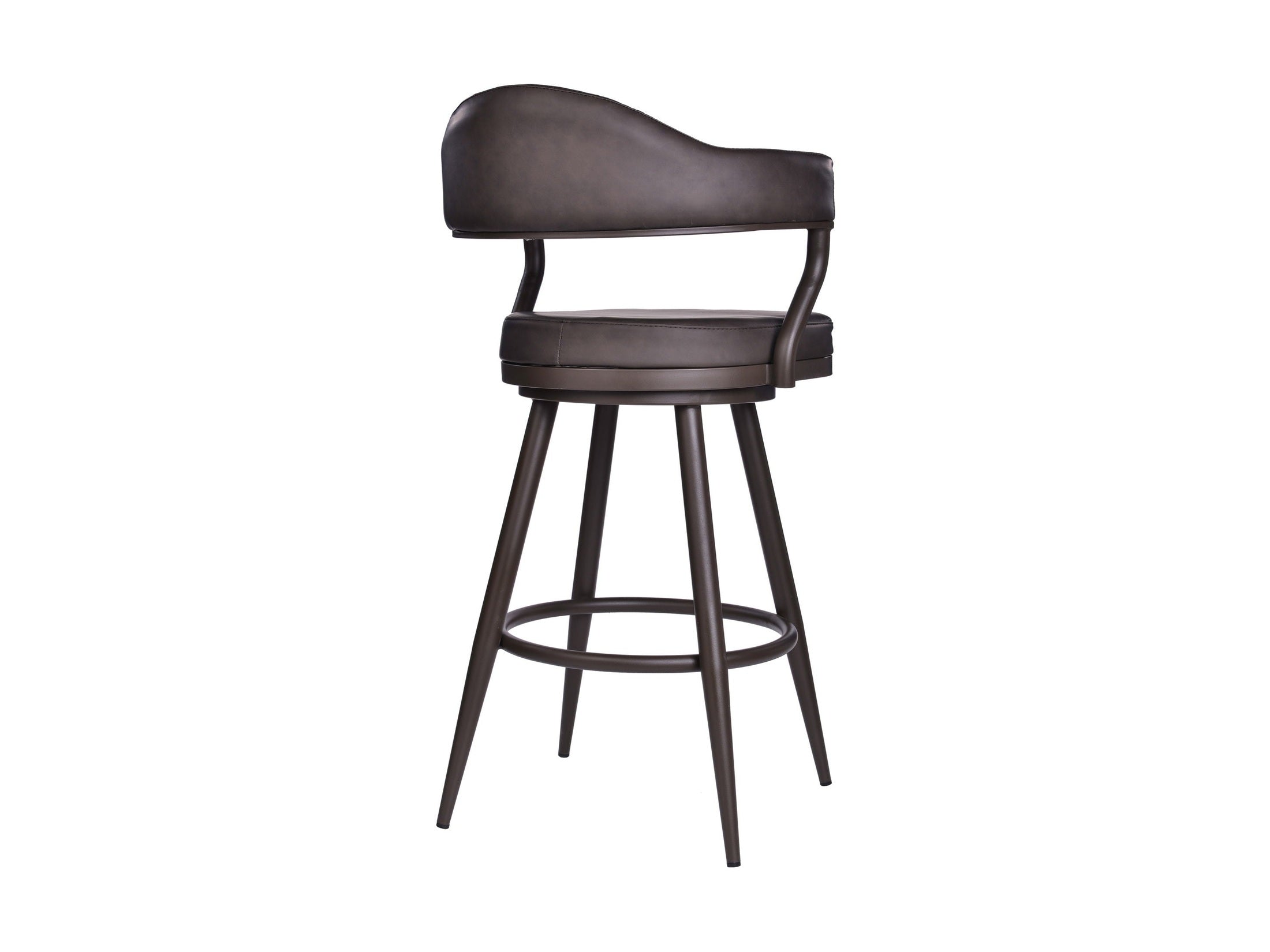 Justin - Swivel Vintage Bar Stool With Metal Legs
