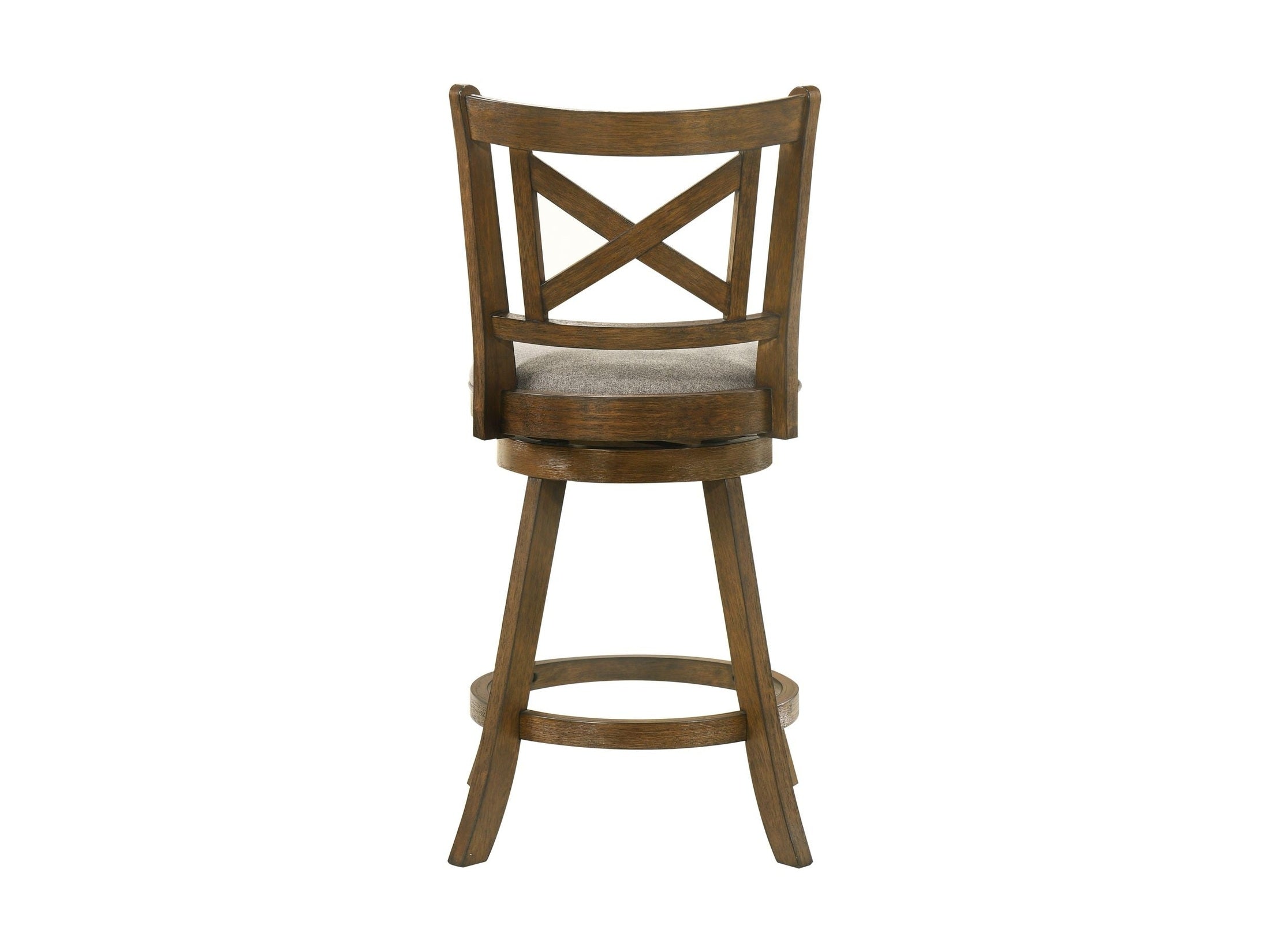 Kodi - Modern Farmhouse Swivel Wood Counter Height Kitchen Bar Stool