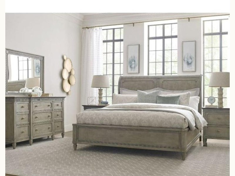 American Drew Savona Anna Sleigh Queen Bed