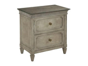American Drew Savona Ax Two Drawer Nightstand