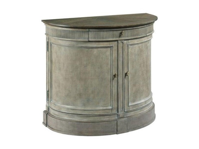 American Drew Savona Demilune Bachelor Chest, Versaille with Elm Finish  TOP