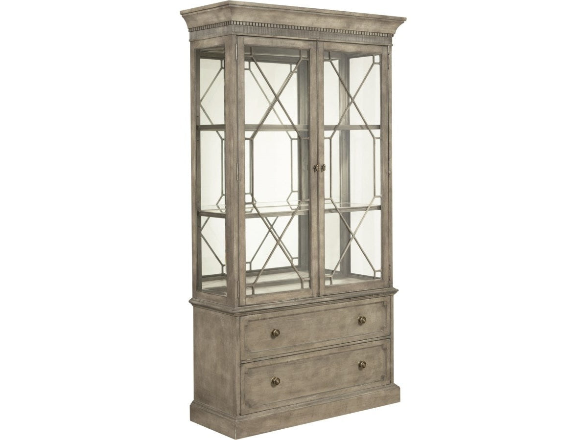 American Drew Savona Larsson China Cabinet Complete