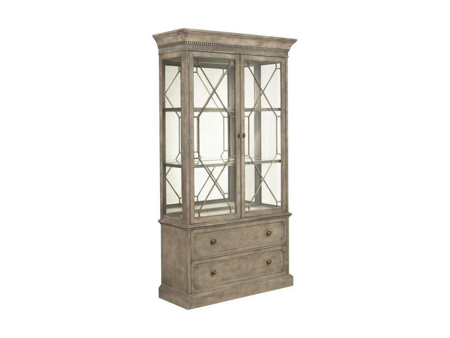 American Drew Savona Larsson China Cabinet Complete