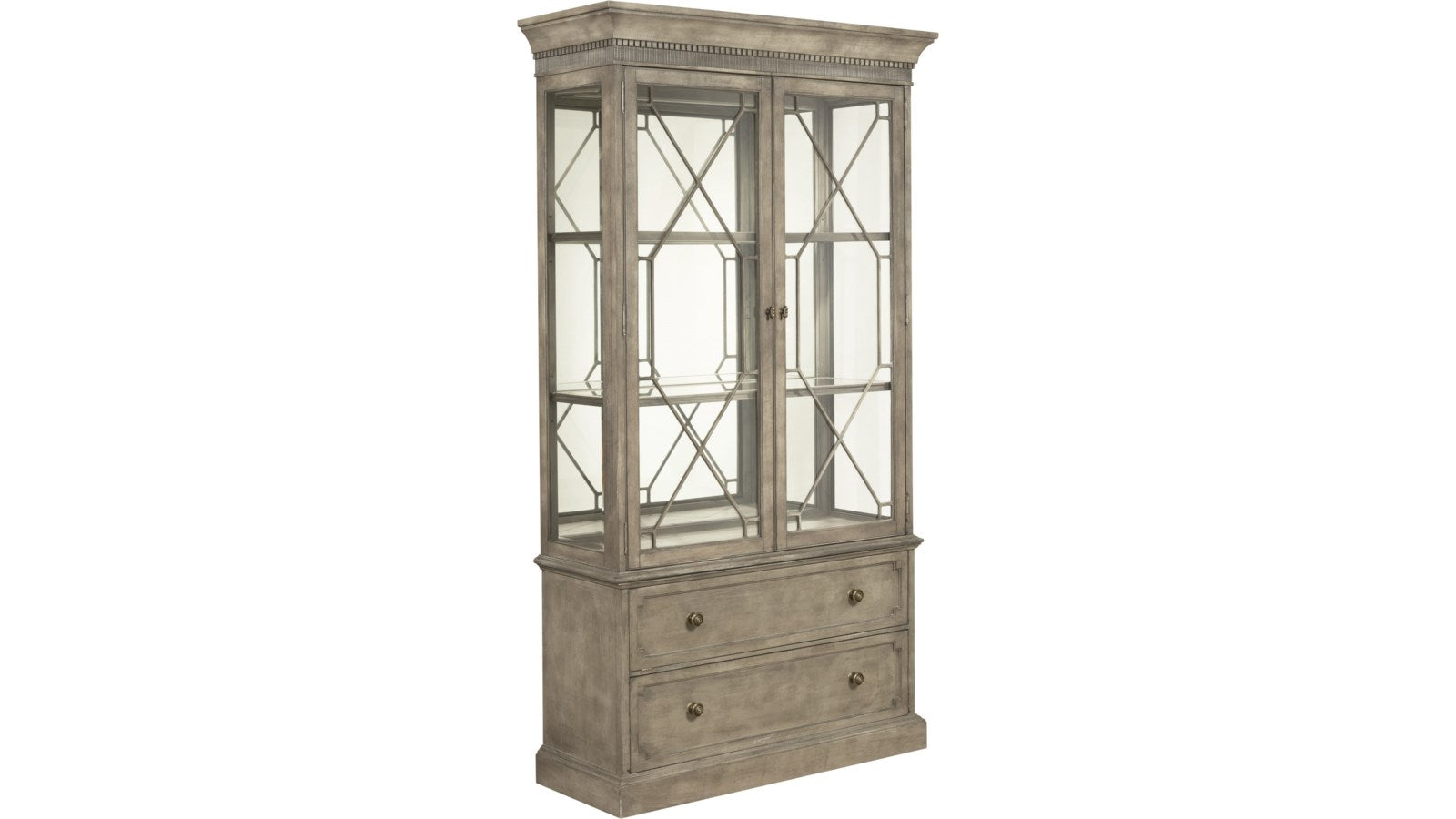 American Drew Savona Larsson China Cabinet Complete