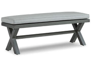 Elite Park - Bench With Cushion - Gray