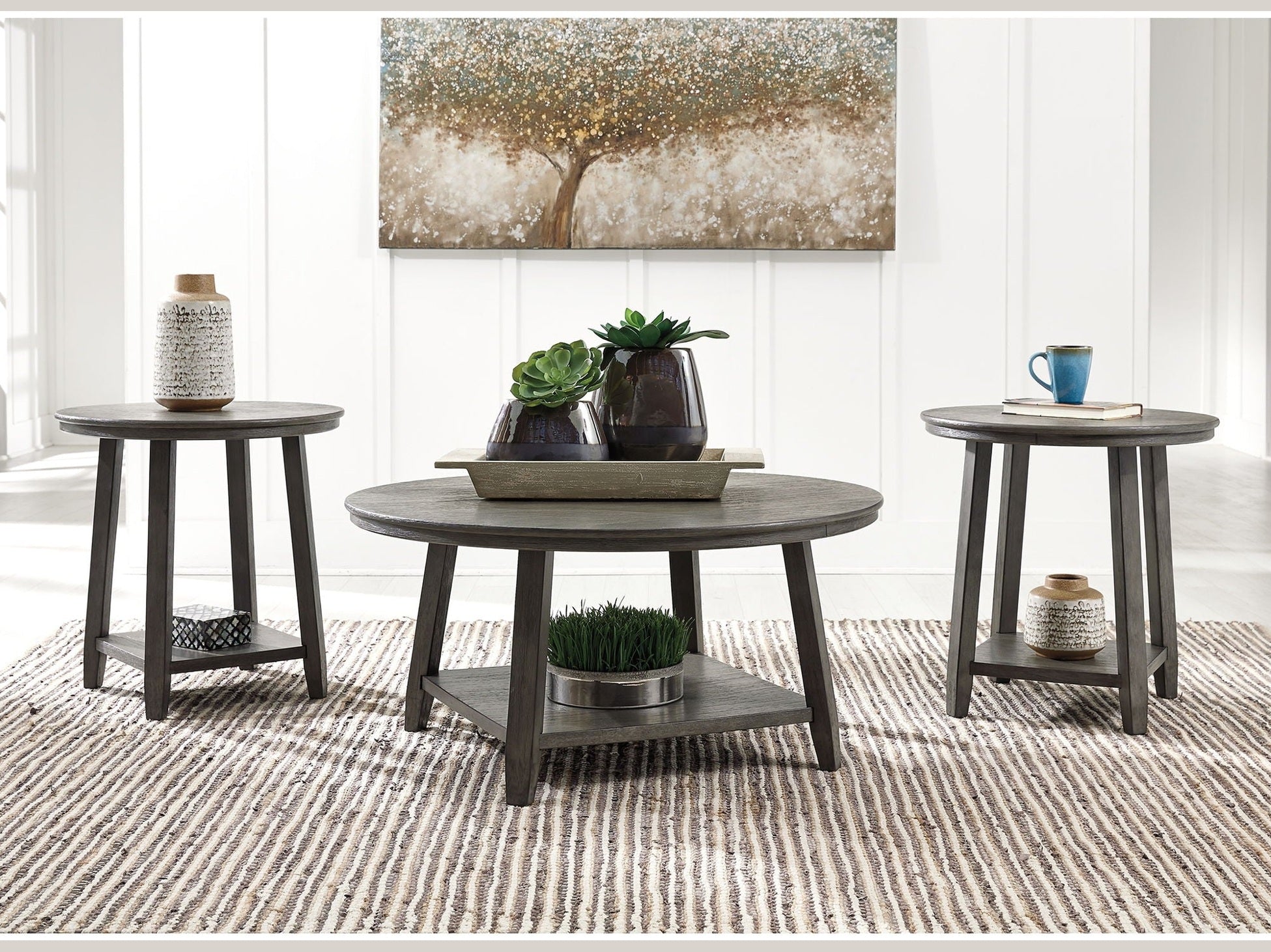 Caitbrook - Occasional Table Set (Set of 3) - Gray