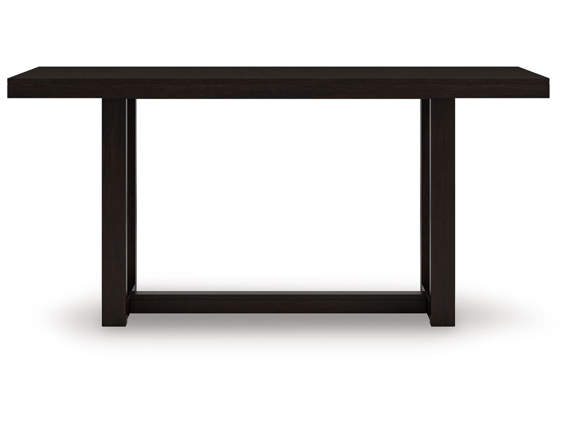 Neymorton - 5 Pc. - Rectangular Dining Room Counter Table, 4 Barstools - Dark Grayish Brown
