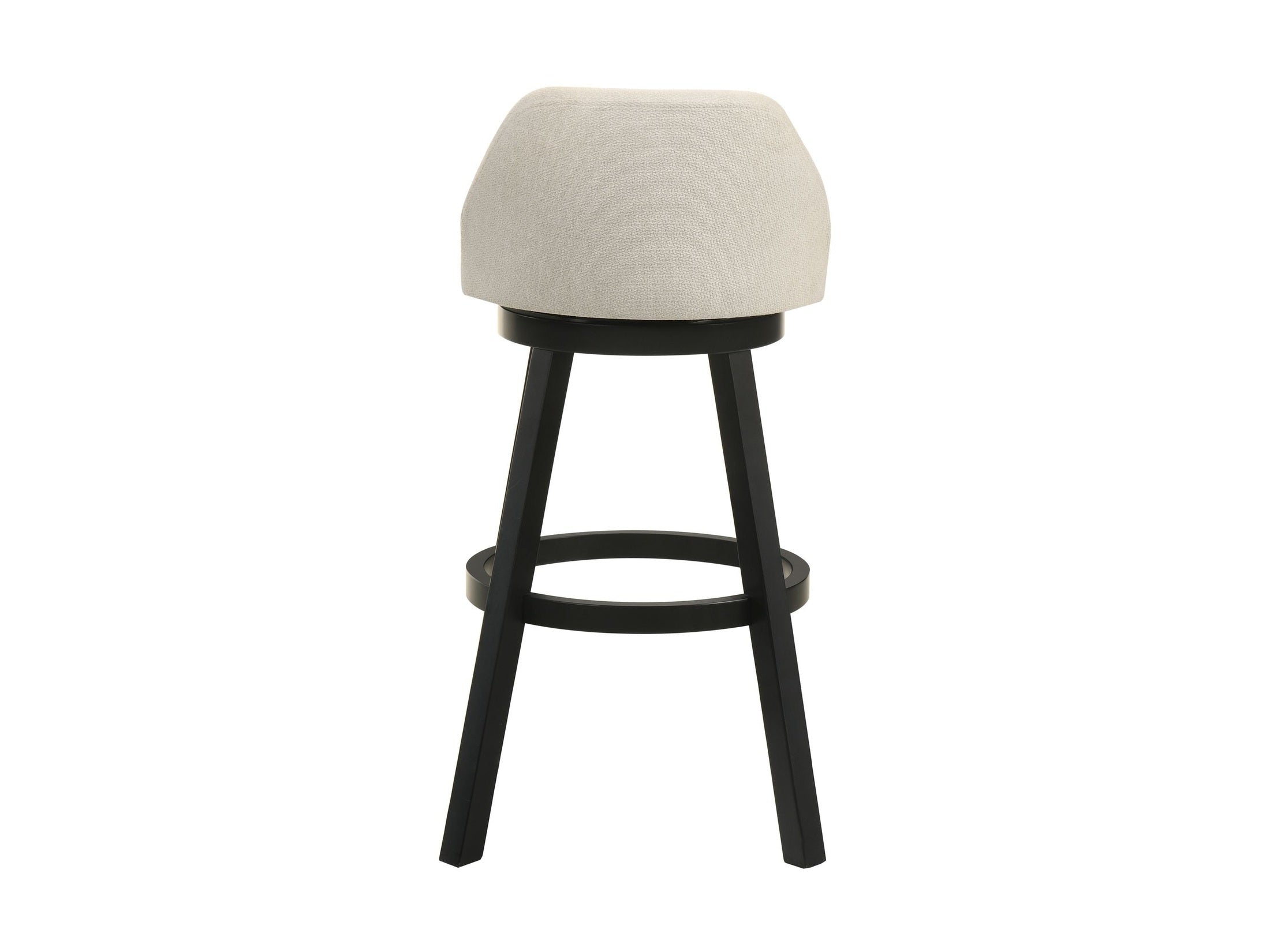 Erika - Modern Transitional Swivel Wood Bar Height Kitchen Bar Stool