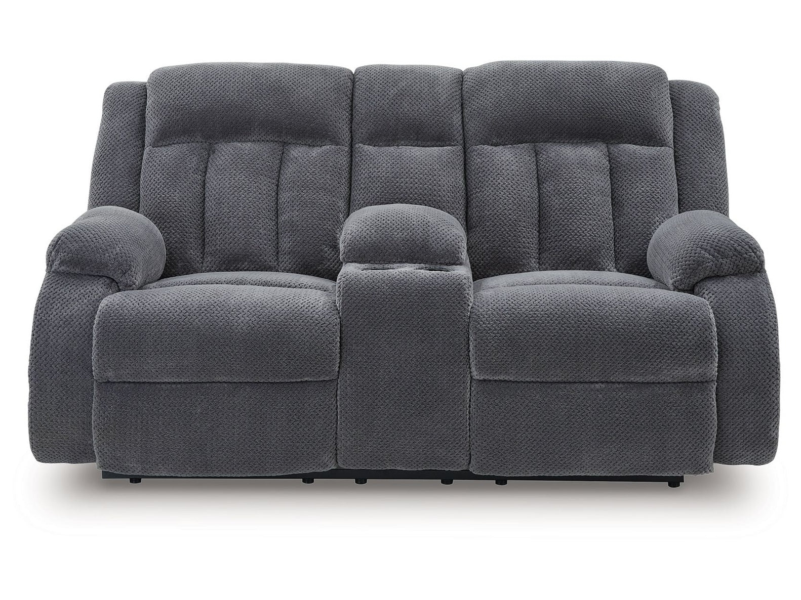Greely Bend - Double Relcining Power Loveseat With Console