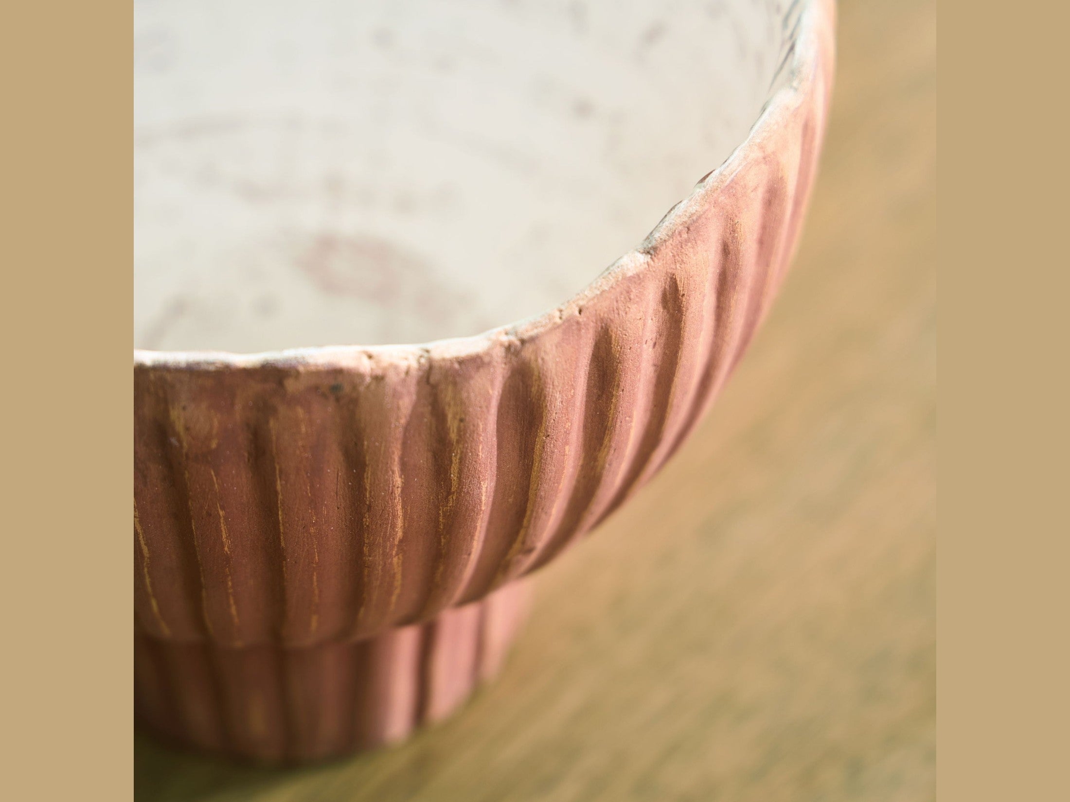 Orban - Vase - Sienna / White