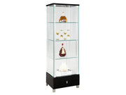 Glass Curio 6628 in Black