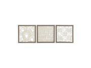 Odella - Wall Decor Set (Set of 3) - Cream / Taupe