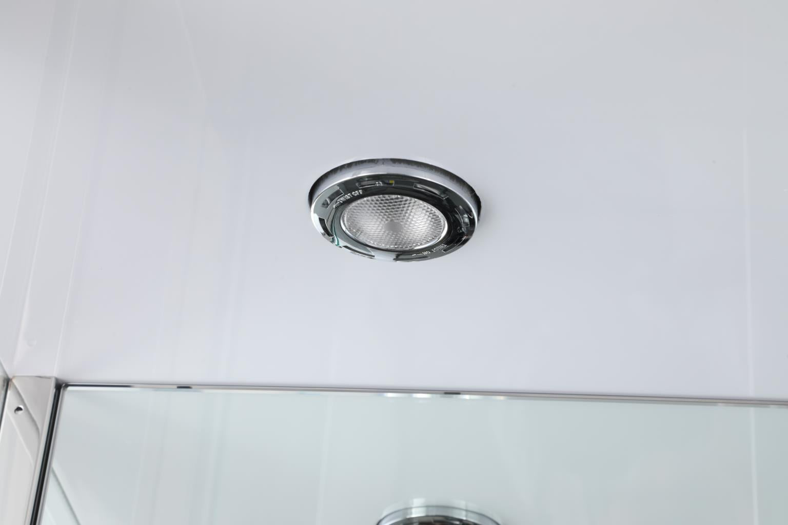 6652 Glass Contemporary Curio