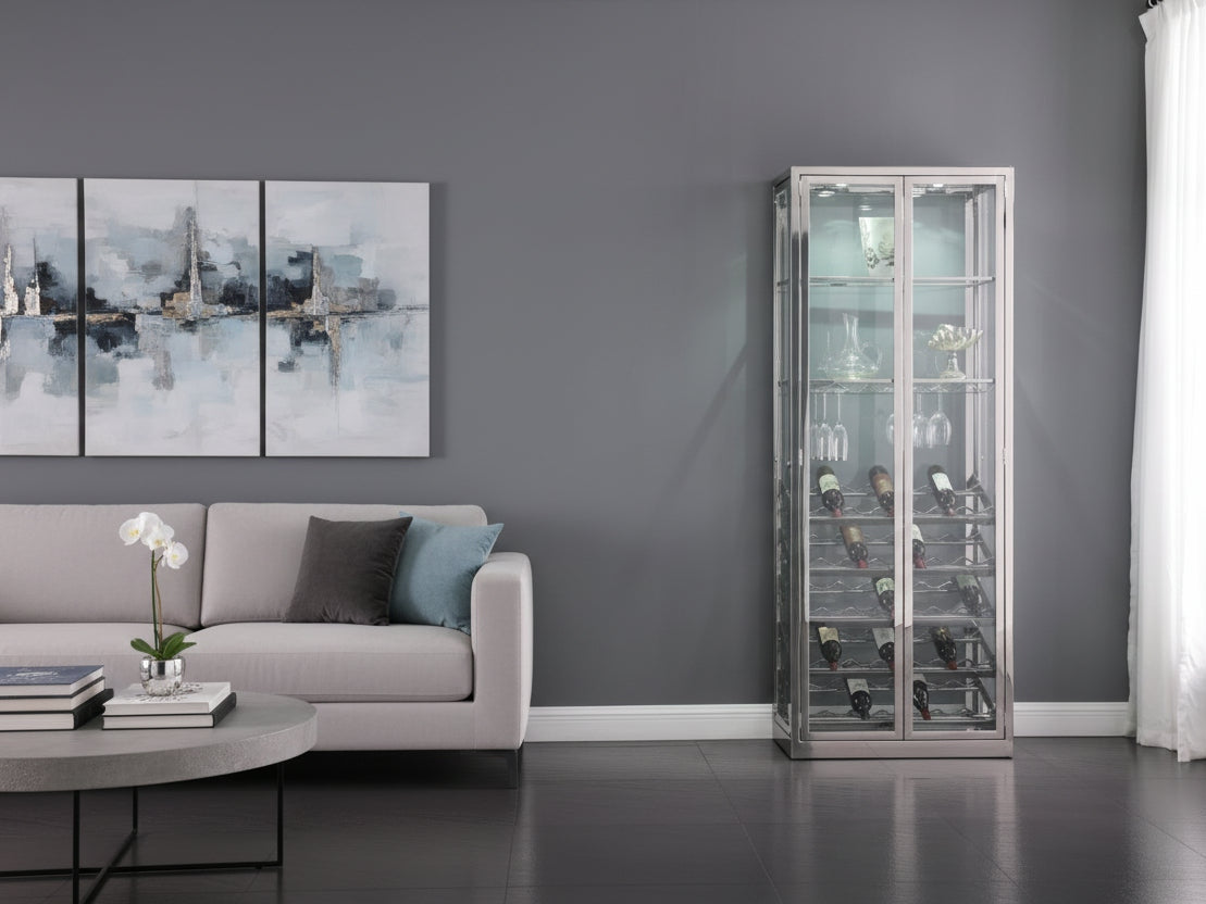 6655 Glass Contemporary Glass Curio