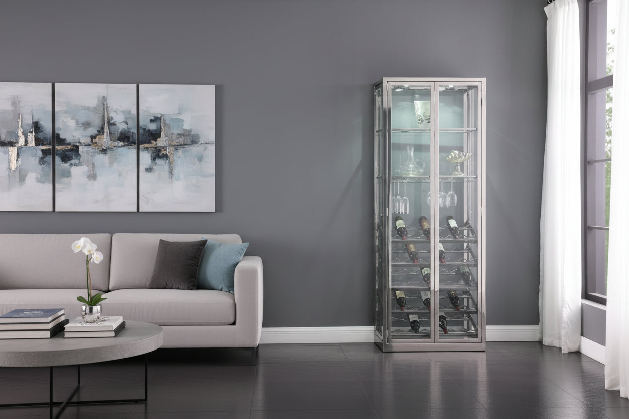 6655 Glass Contemporary Glass Curio