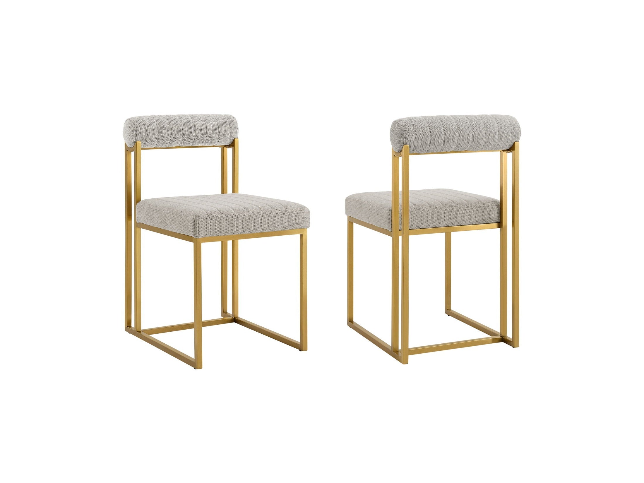 Anastasia - Dining Room Chair Set With Gold Frame
