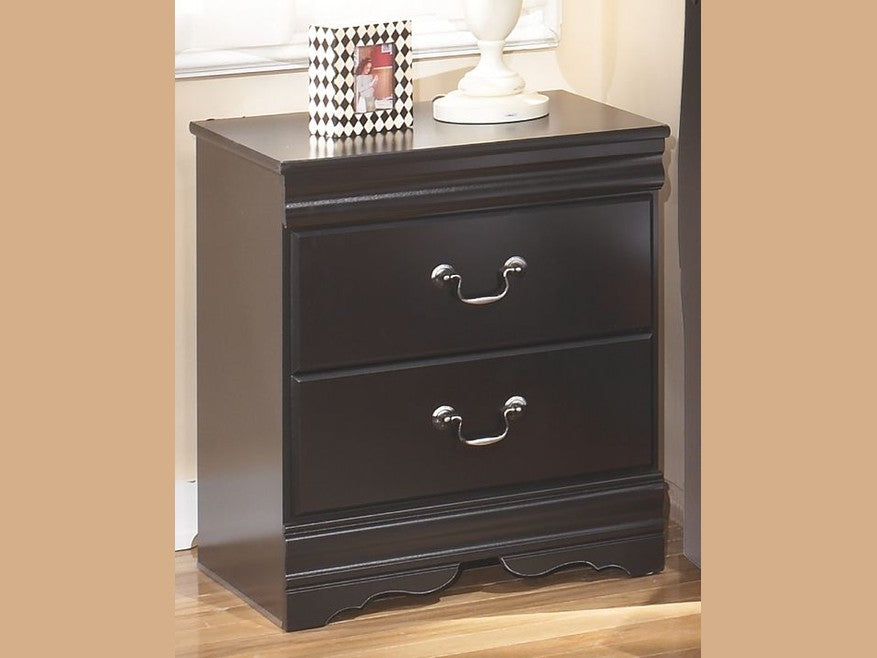 Huey Vineyard - Two Drawer Night Stand - Black