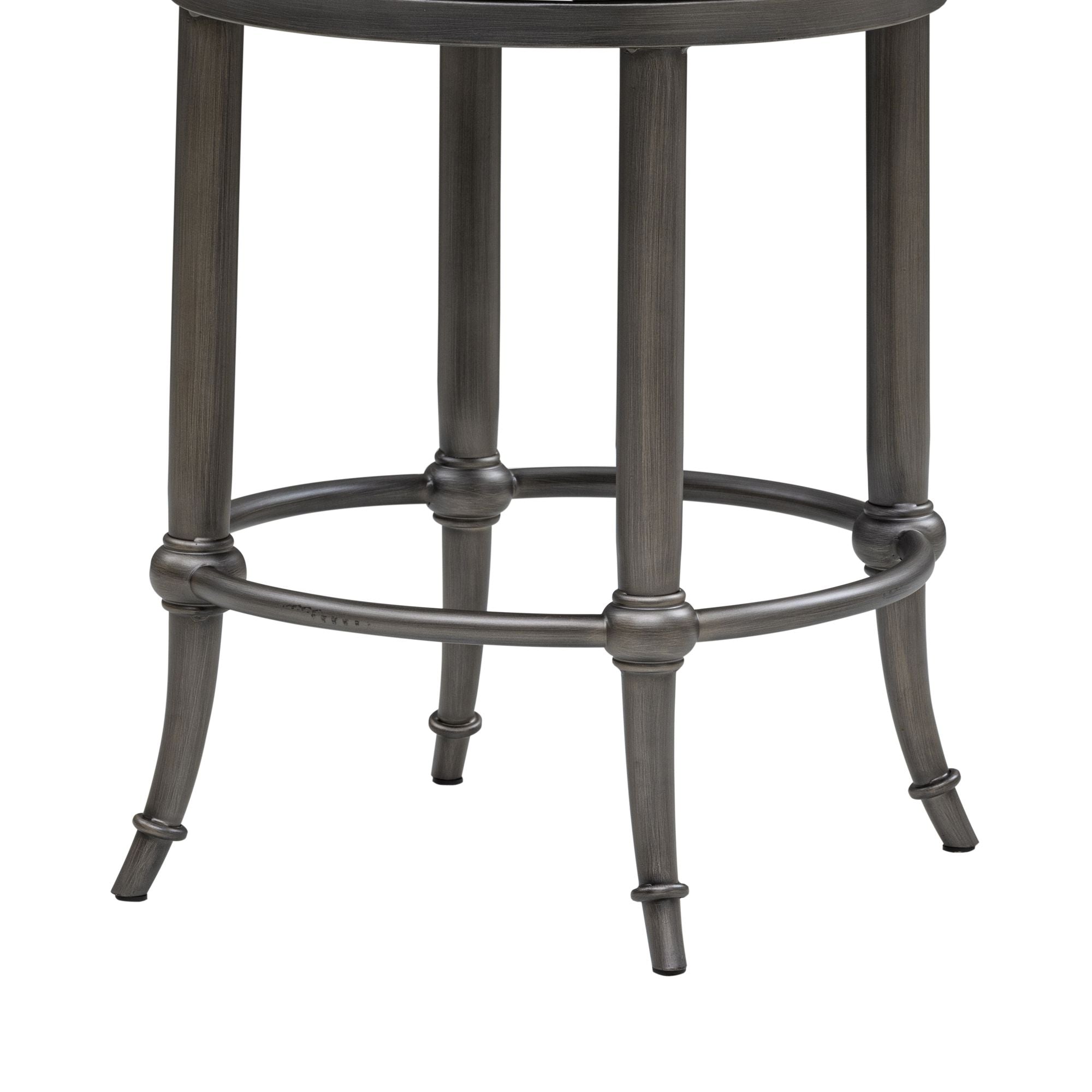 Vince - Commercial Grade Steel Frame Faux Leather Upholstered Swivel Counter Height Barstool