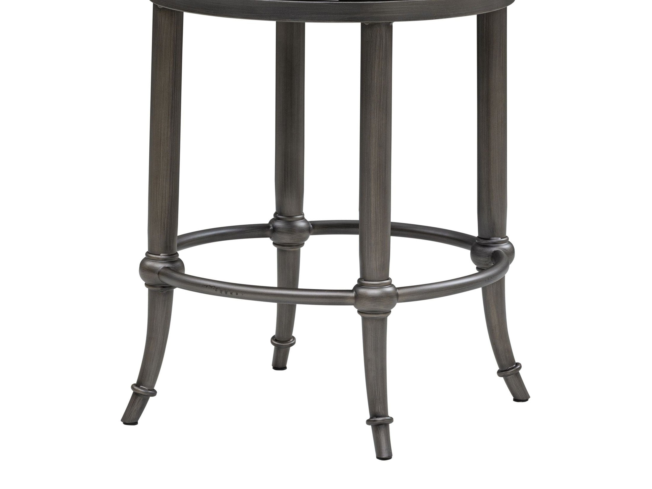 Vince - Commercial Grade Steel Frame Faux Leather Upholstered Swivel Counter Height Barstool