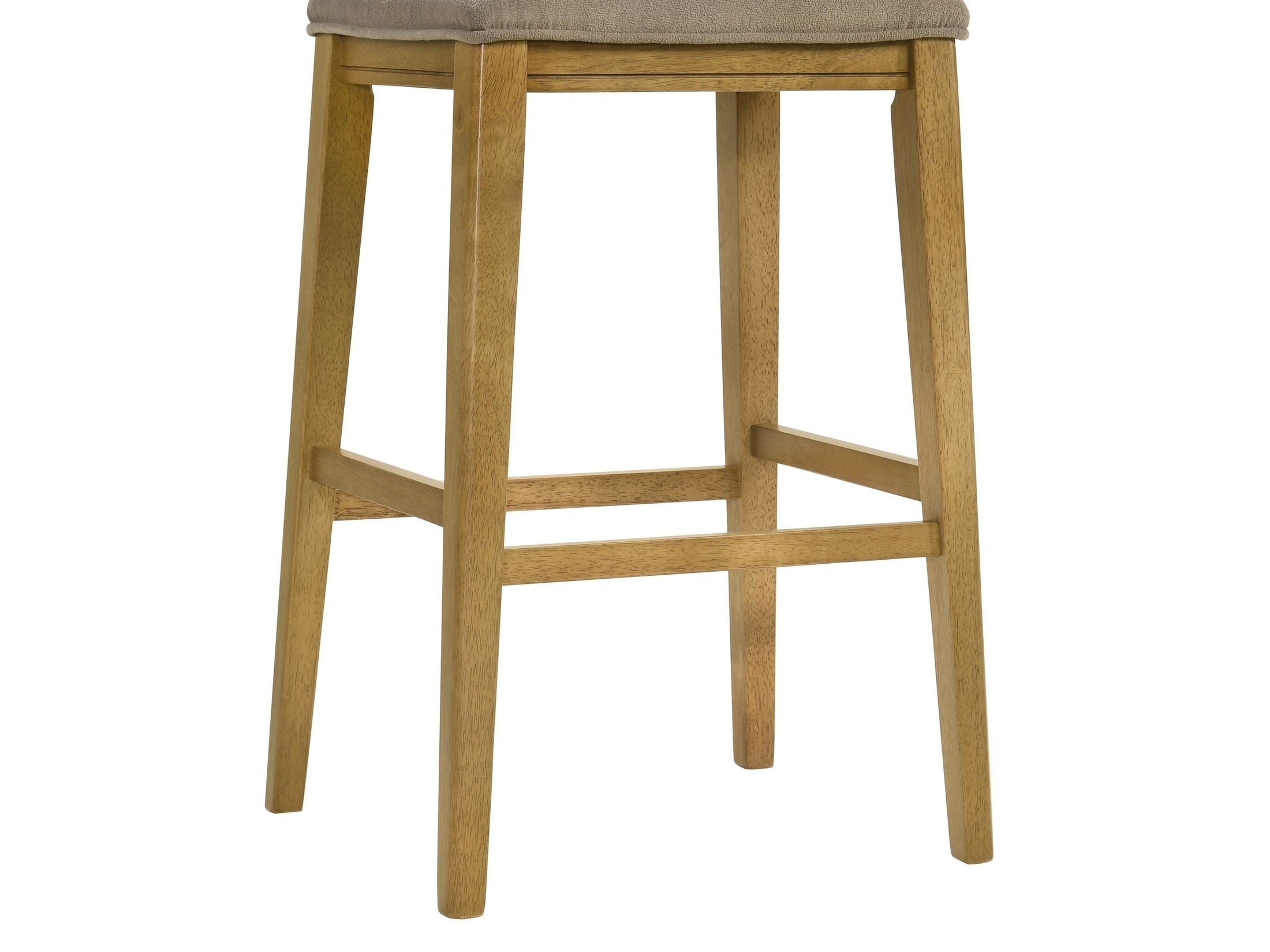 Jane - Contemporary Transitional Wood Bar Height Kitchen Bar Stool