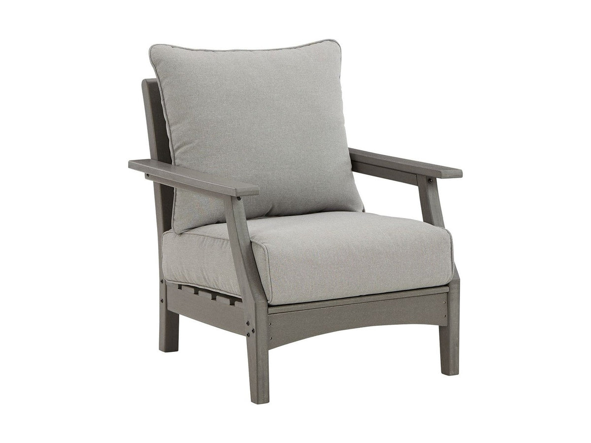 Visola - Lounge Chair With Cushion (Set of 2) - Gray