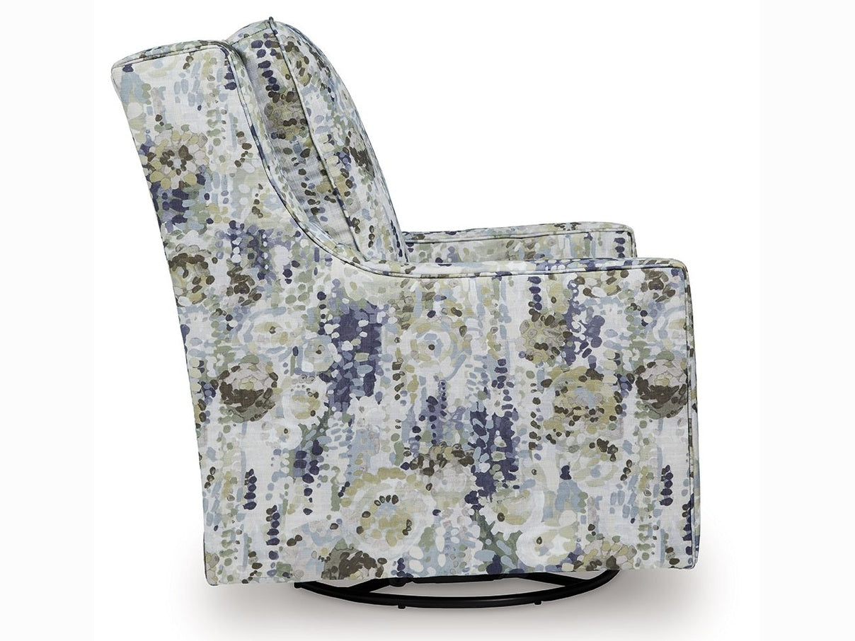 Dustinford - Swivel Glider Accent Chair - Multi