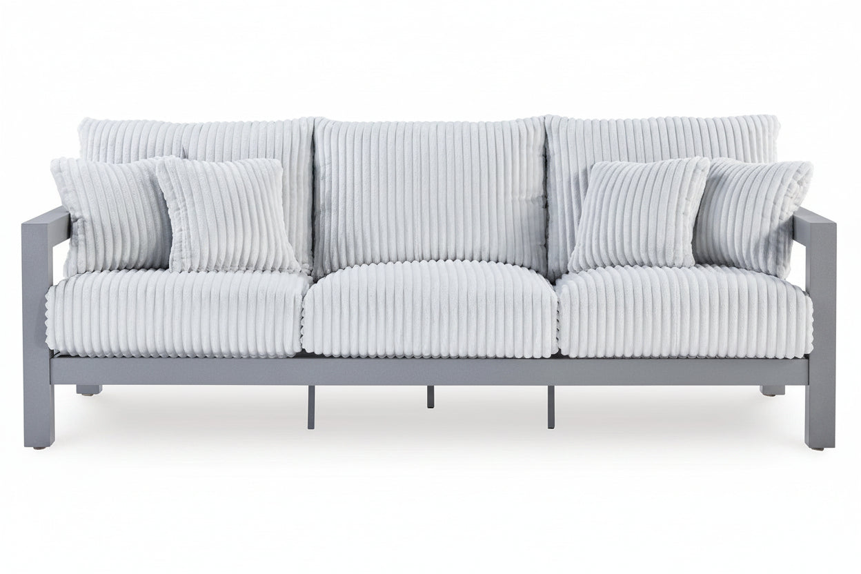 Hurley Park - Sofa With Cushion - Gray