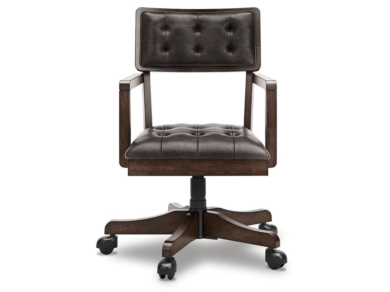 Breckington - Home Office Desk Chair - Dark Brown