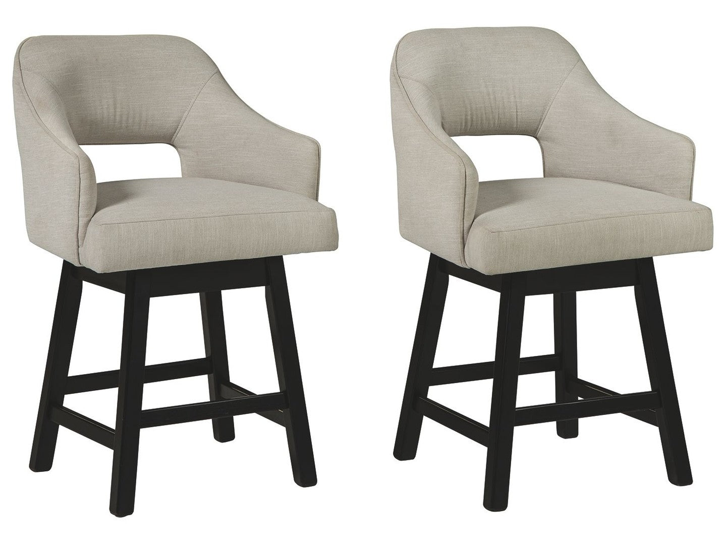 Tallenger - Upholstered Swivel Barstool (Set of 2)
