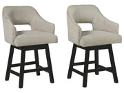 Tallenger - Upholstered Swivel Barstool (Set of 2)