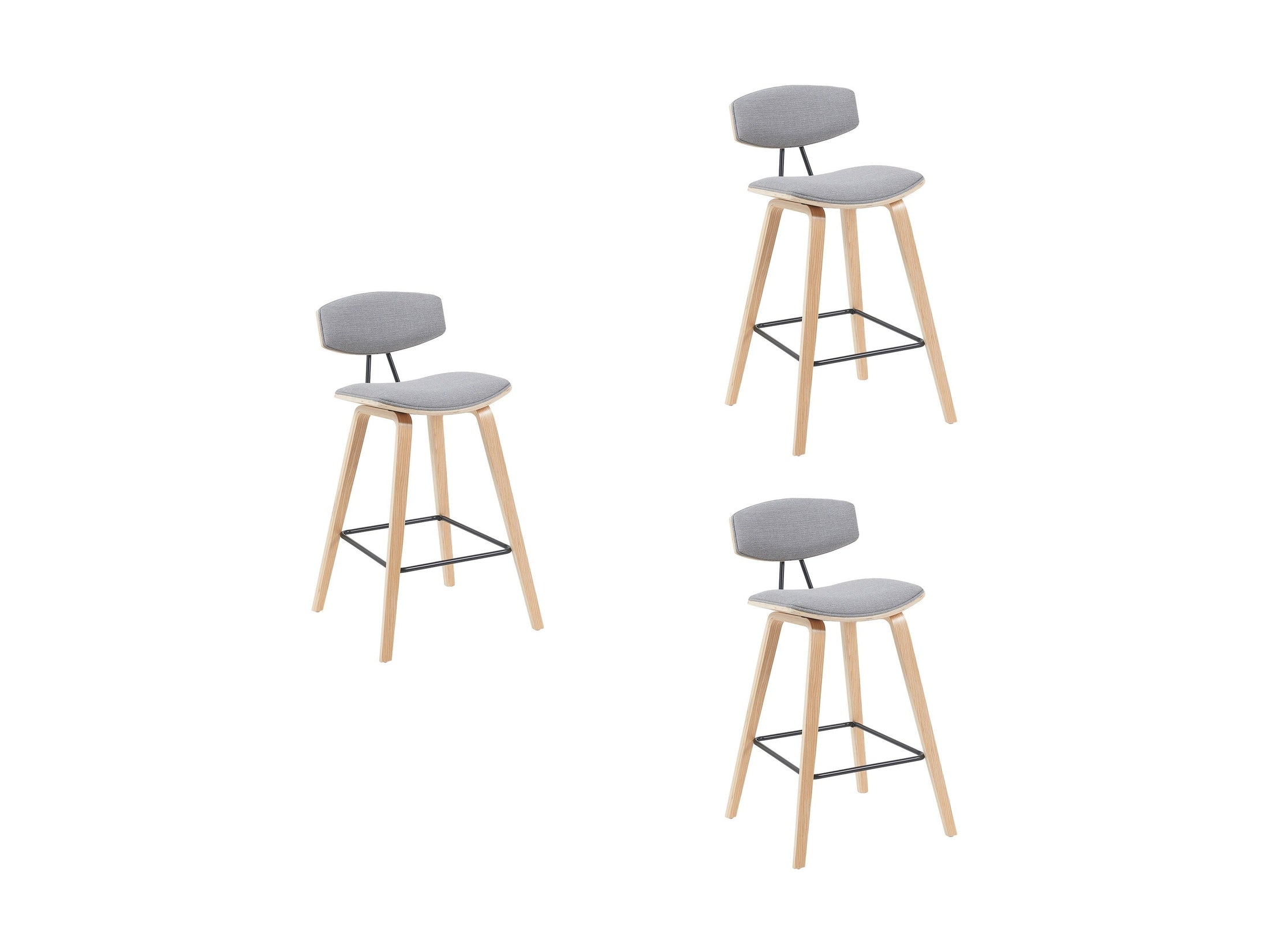 Fox - Swivel Bar Height Stool - Light Brown