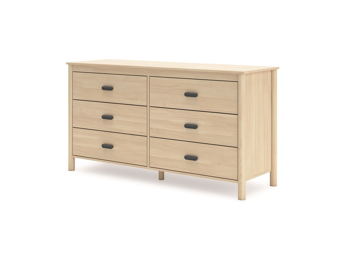 Cabinella - Six Drawer Dresser - Tan
