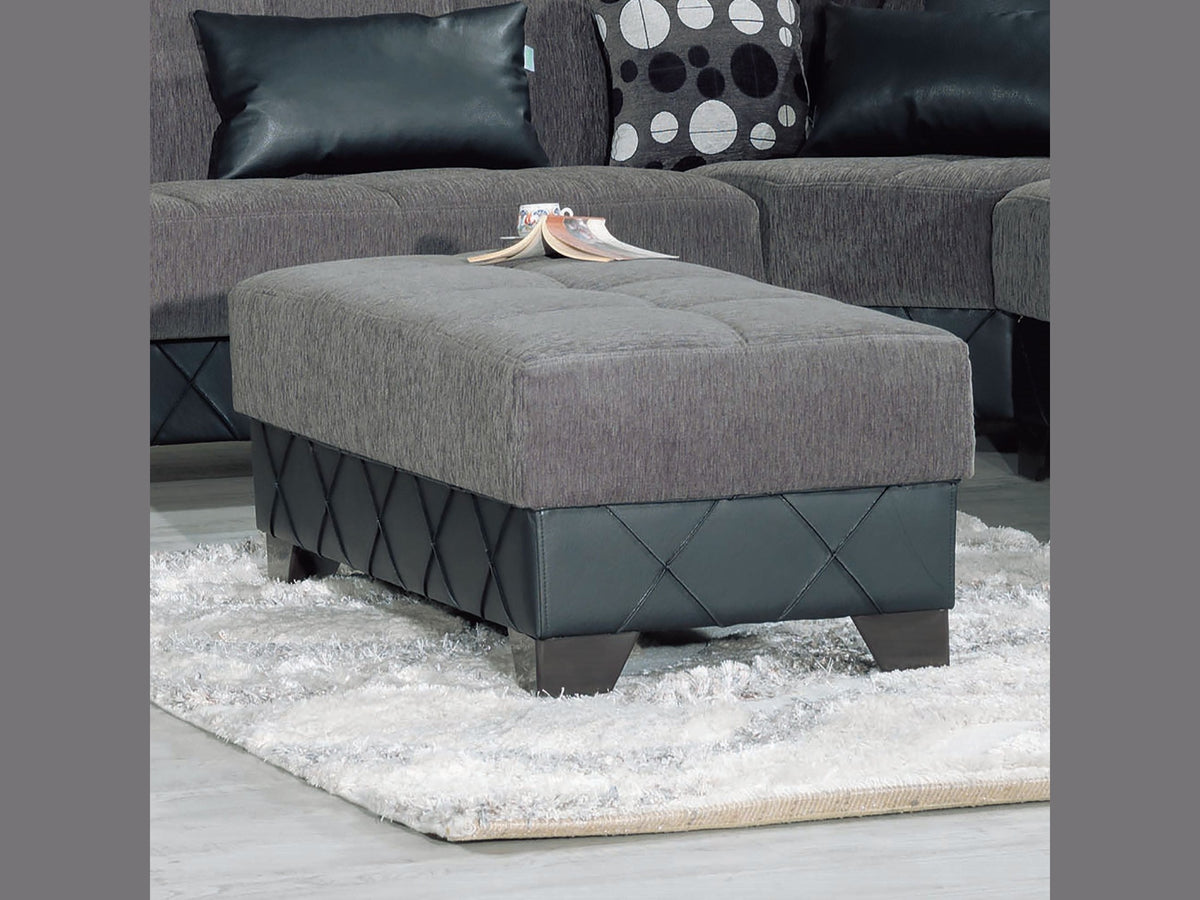 Ottomanson Molina - Upholstered Convertible Ottoman With Storage