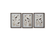 Honslow - Wall Art Set (Set of 3) - Brown / Black / White