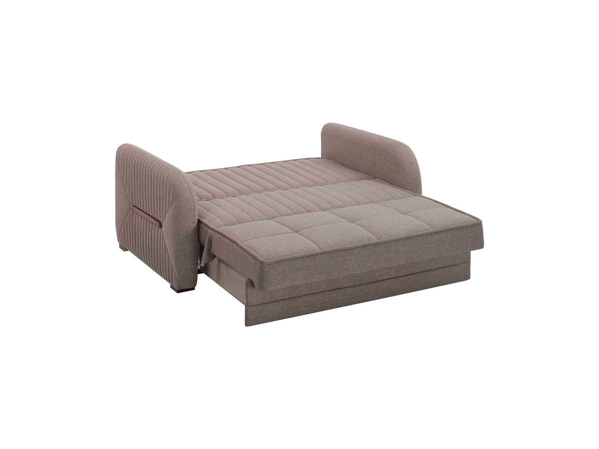 Ottomanson Speedy - Upholstered Convertible Loveseat With Storage