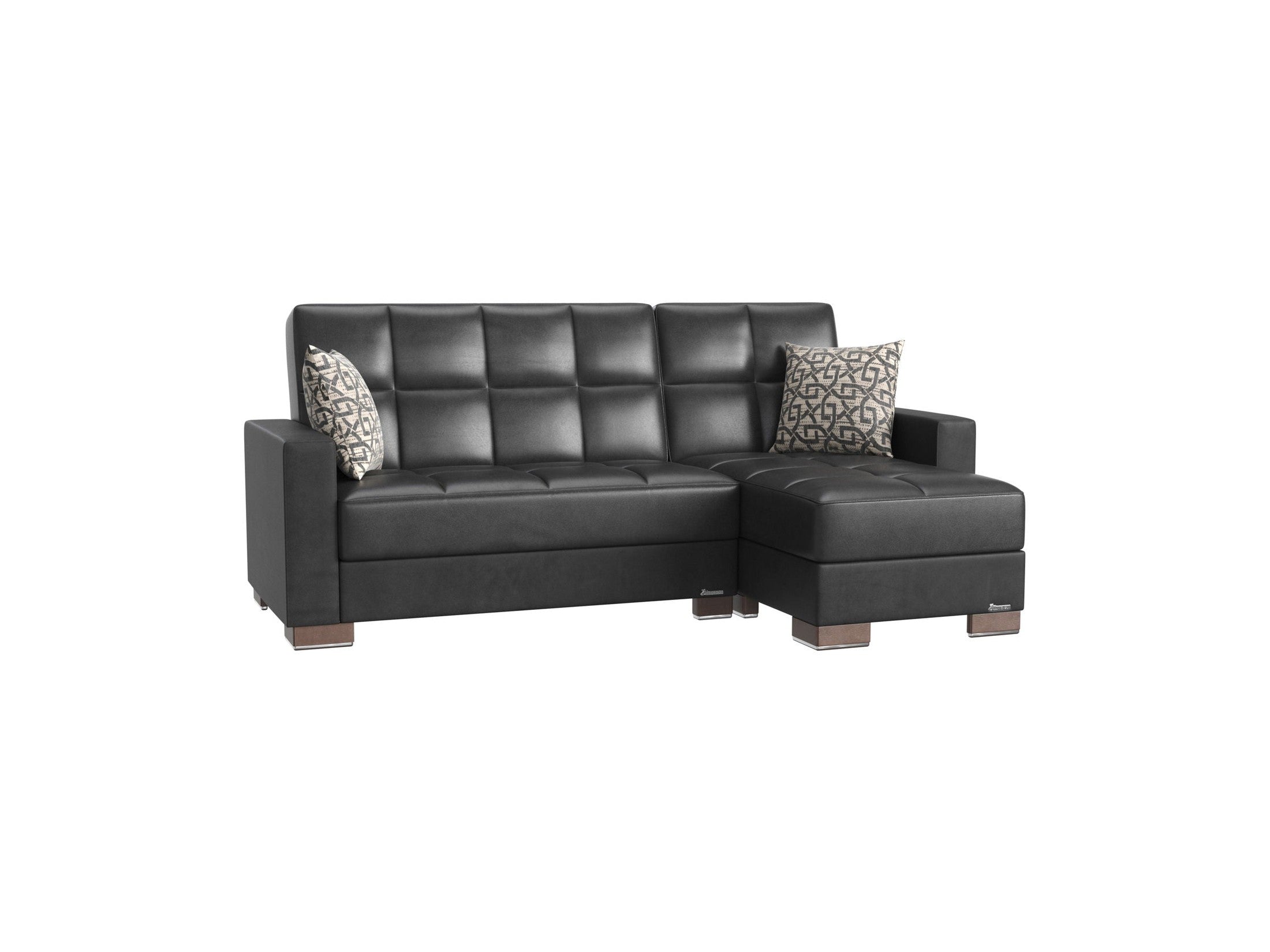 Ottomanson Armada - Upholstered Convertible Chaise Lounge With Storage - PU