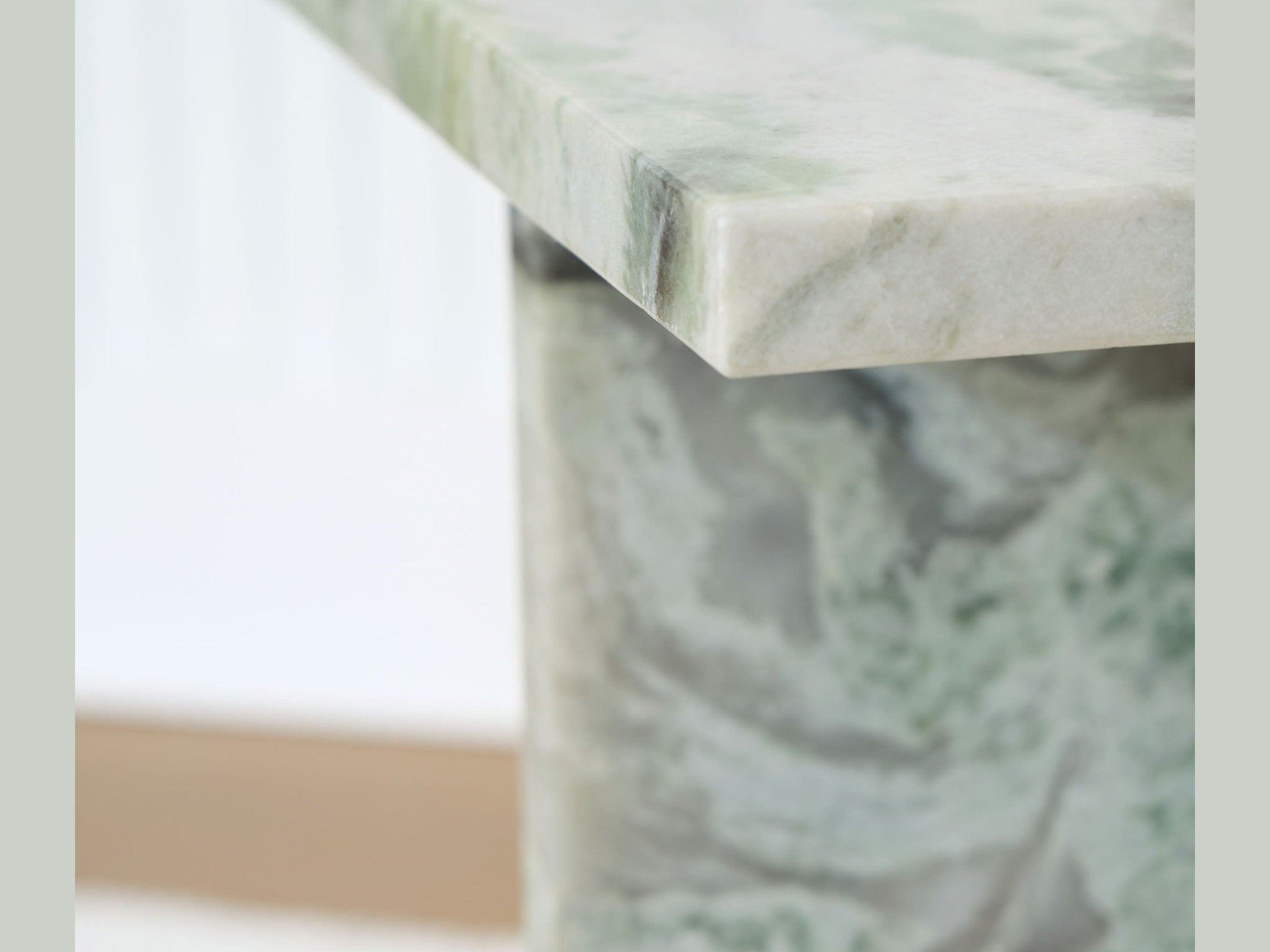 Deaconwell - Accent Table - White / Green
