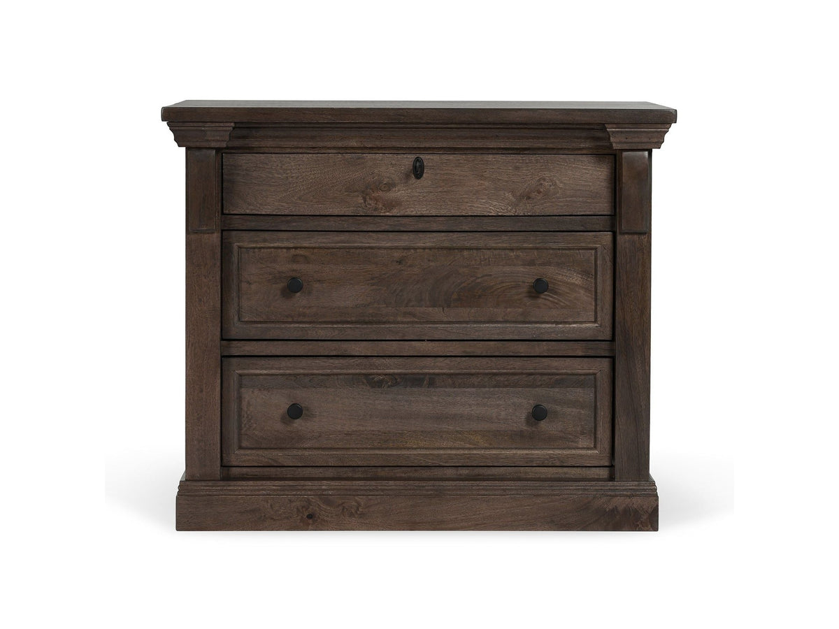 Adelaide - Wood 3 Drawer Nightstand - Cocoa Brown