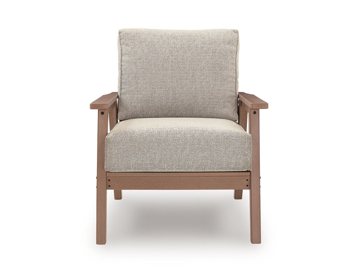 Grover Beach - Lounge Chair With Cushion (Set of 2) - Driftwood